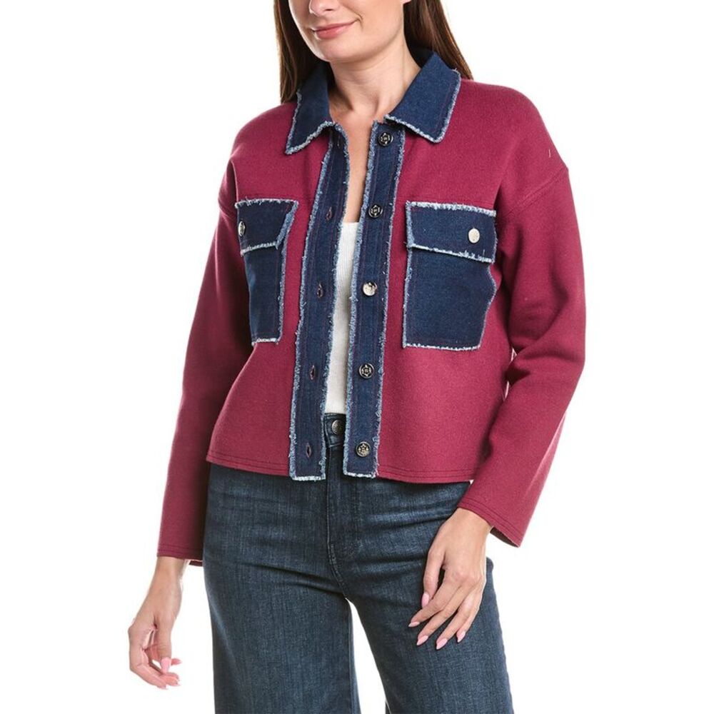 Nanette Nanette Lepore Womens  Cardigan, Red